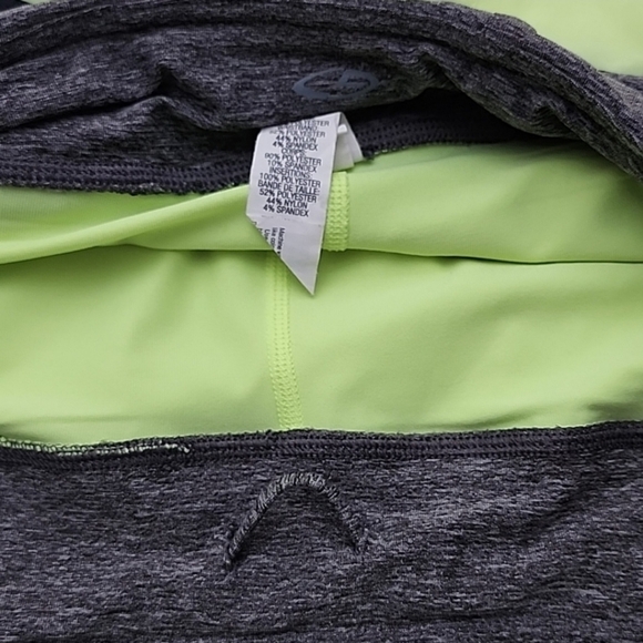 Champion G9 Duo Dry Max Black Grey Lime Athletic Skirt Skort Pleats Stretch XL - Picture 9 of 14